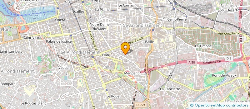 localisation de l'entreprise MONSIEUR HAMOUDI BENAMIA à MARSEILLE