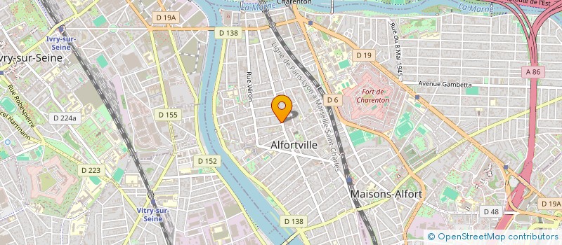 localisation de l'entreprise MONSIEUR HAMPARSOUM SARKIS  ALFORTVILLE