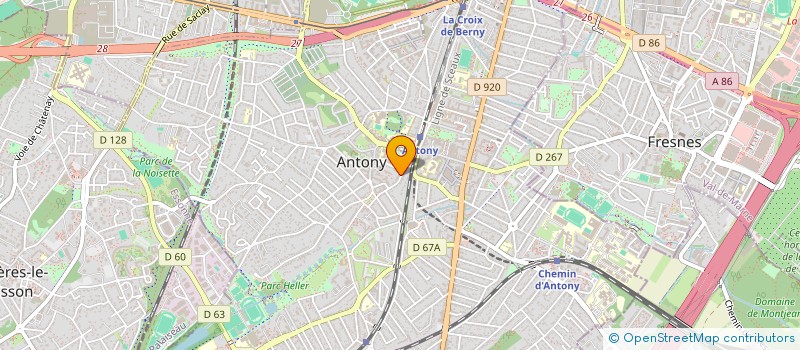 localisation de l'entreprise MONSIEUR HAMRICH ZAKI à ANTONY