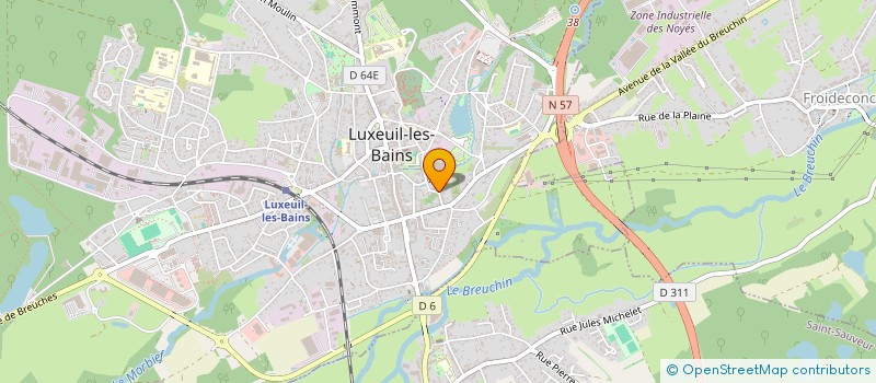 localisation de l'entreprise MONSIEUR HAMSA OUASSAA à LUXEUIL-LES-BAINS