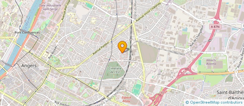 localisation de l'entreprise MONSIEUR HAMSE AHMED KAMIL à ANGERS