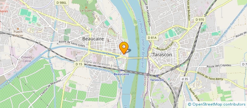 localisation de l'entreprise MONSIEUR HAMZA ABAQOUI  BEAUCAIRE