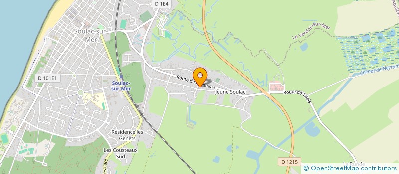 localisation de l'entreprise MONSIEUR HAMZA ABDELHAMID  LE VERDON-SUR-MER