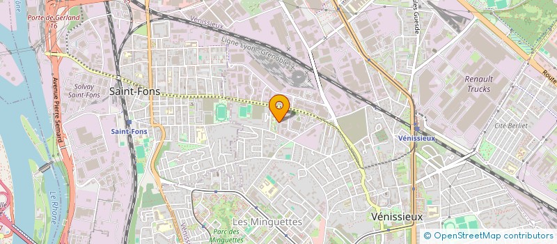 localisation de l'entreprise MONSIEUR HAMZA ABDELLAOUI  VENISSIEUX