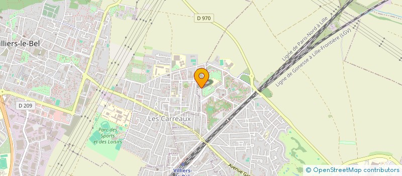 localisation de l'entreprise MONSIEUR HAMZA ABDUL MOUHIZ CISSE  GONESSE