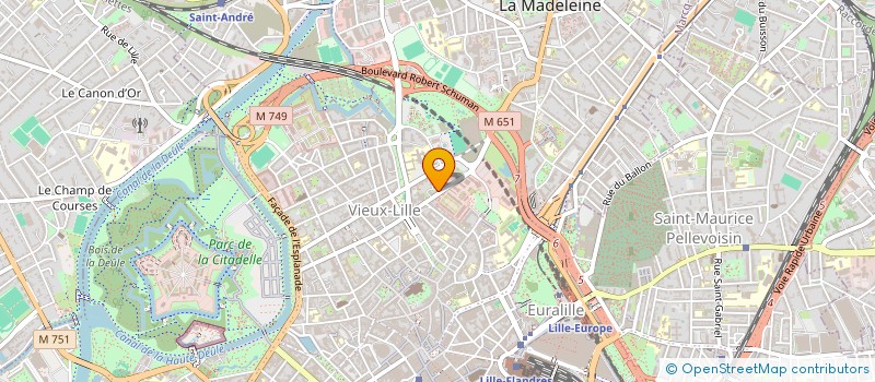 localisation de l'entreprise MONSIEUR HAMZA ABOU EL FADEL à LILLE