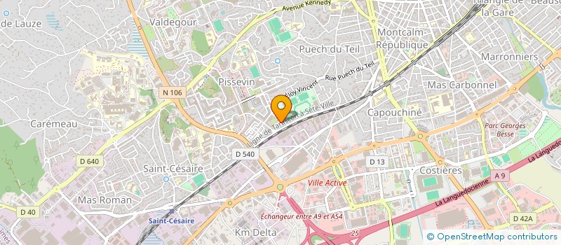 localisation de l'entreprise MONSIEUR HAMZA ABZIAZ  NIMES