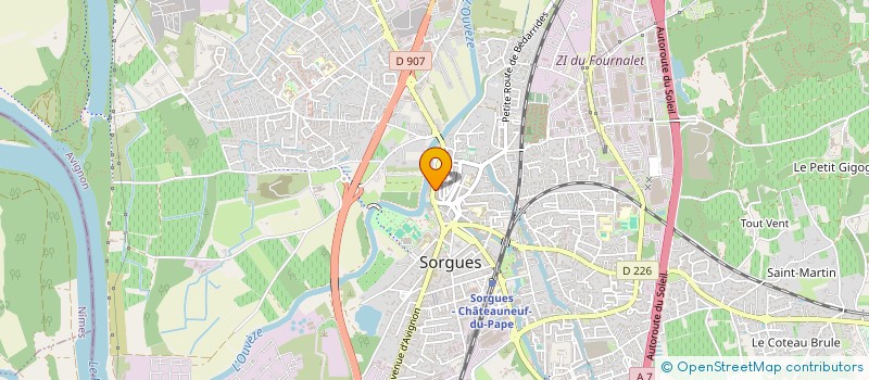 localisation de l'entreprise MONSIEUR HAMZA ACEM  SORGUES