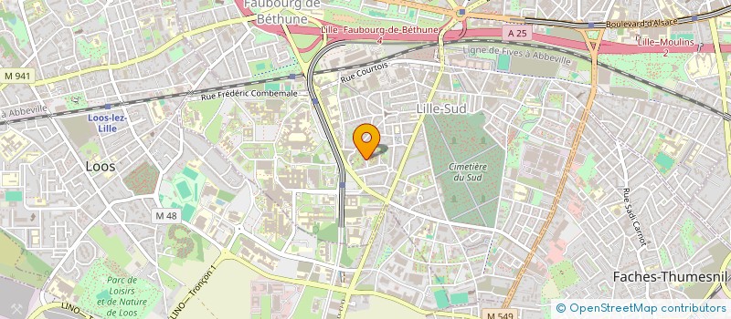 localisation de l'entreprise MONSIEUR HAMZA ADJAOUD à LILLE
