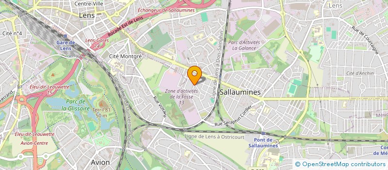 localisation de l'entreprise MONSIEUR HAMZA AHBOUB  SALLAUMINES