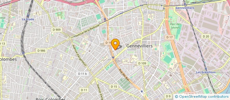 localisation de l'entreprise MONSIEUR HAMZA AIT AKKA à GENNEVILLIERS