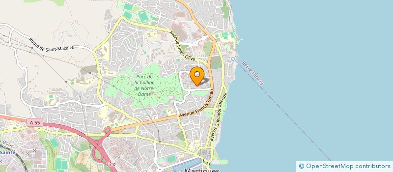 localisation de l'entreprise MONSIEUR HAMZA AIT LHAJ LAHCEN à MARTIGUES