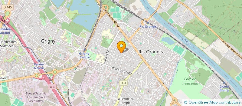 localisation de l'entreprise MONSIEUR HAMZA AKIR à RIS-ORANGIS