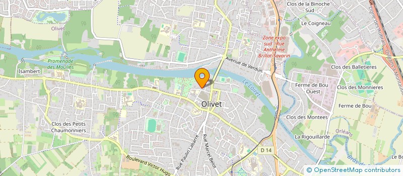 localisation de l'entreprise MONSIEUR HAMZA AL MADIOUNI à OLIVET