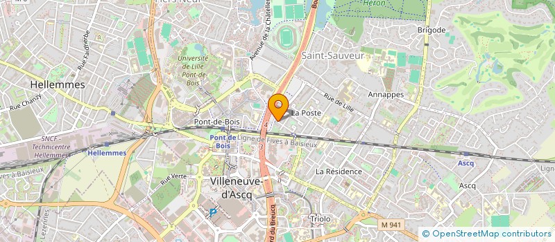 localisation de l'entreprise MONSIEUR HAMZA AL WERFALI  VILLENEUVE-D'ASCQ