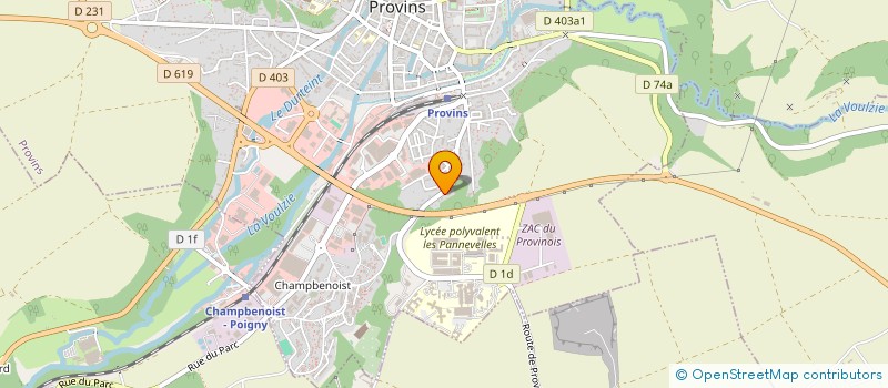 localisation de l'entreprise MONSIEUR HAMZA ALDALLAL  PROVINS