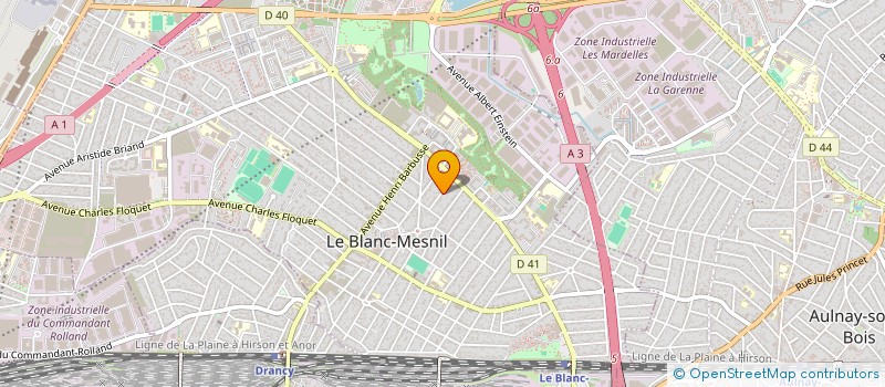 localisation de l'entreprise MONSIEUR HAMZA ALFARTAJ  LE BLANC MESNIL