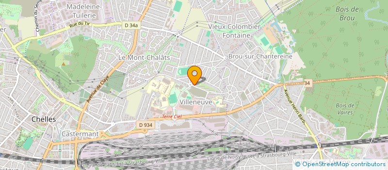 localisation de l'entreprise MONSIEUR HAMZA ALLAM  CHELLES