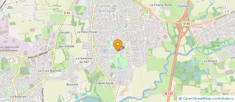 localisation de l'entreprise MONSIEUR HAMZA ALLIOUAT  CHARTRES-DE-BRETAGNE