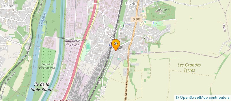 localisation de l'entreprise MONSIEUR HAMZA ALLOUACHE  FEYZIN