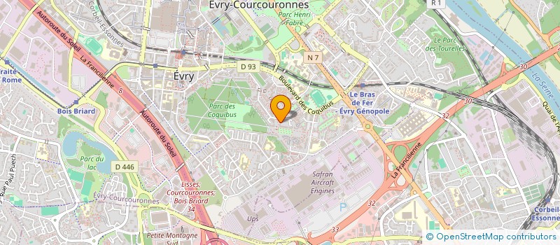 localisation de l'entreprise MONSIEUR HAMZA AMRAOUI à EVRY-COURCOURONNES