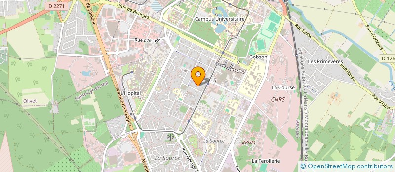 localisation de l'entreprise MONSIEUR HAMZA ASRIH à ORLEANS