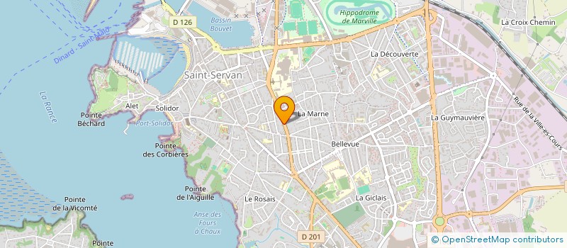 localisation de l'entreprise MONSIEUR HAMZA ATBA BEN ATBA  SAINT-MALO