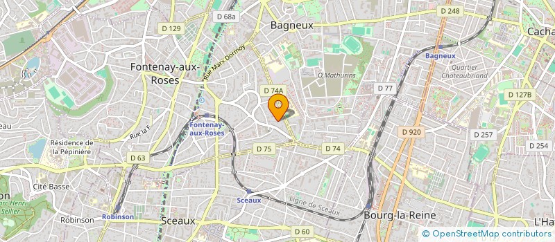 localisation de l'entreprise MONSIEUR HAMZA ATCHI à FONTENAY-AUX-ROSES