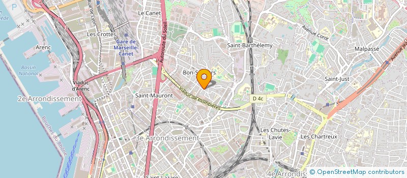 localisation de l'entreprise MONSIEUR HAMZA AYACHE à MARSEILLE