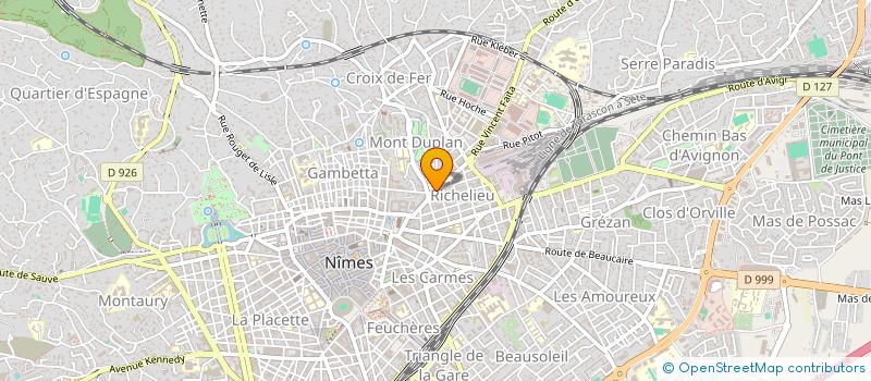 localisation de l'entreprise MONSIEUR HAMZA AZAIMI  NIMES