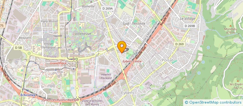 localisation de l'entreprise MONSIEUR HAMZA AZAOUM  EYBENS