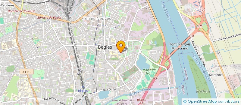 localisation de l'entreprise MONSIEUR HAMZA AZOUNI à BEGLES