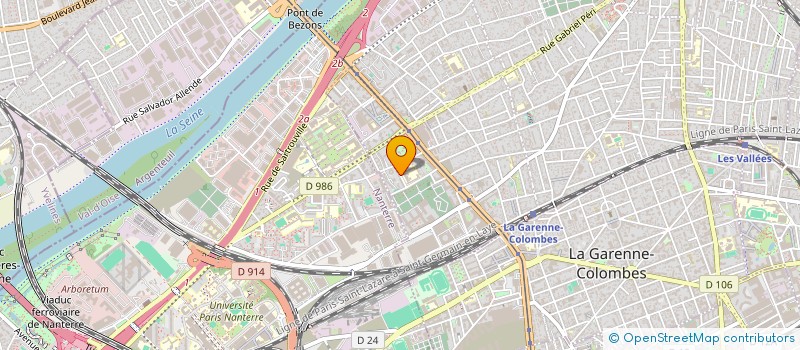 localisation de l'entreprise MONSIEUR HAMZA AZOUZI à COLOMBES
