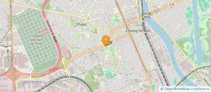 localisation de l'entreprise MONSIEUR HAMZA BAHOU  THIAIS