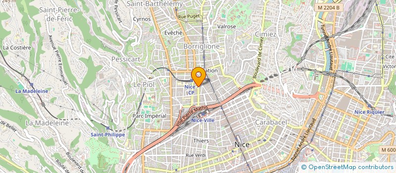 localisation de l'entreprise MONSIEUR HAMZA BAHROUN à NICE