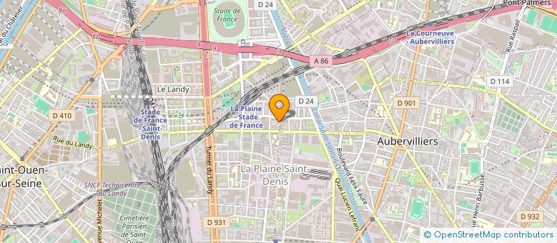 localisation de l'entreprise MONSIEUR HAMZA BAKARY à SAINT-DENIS