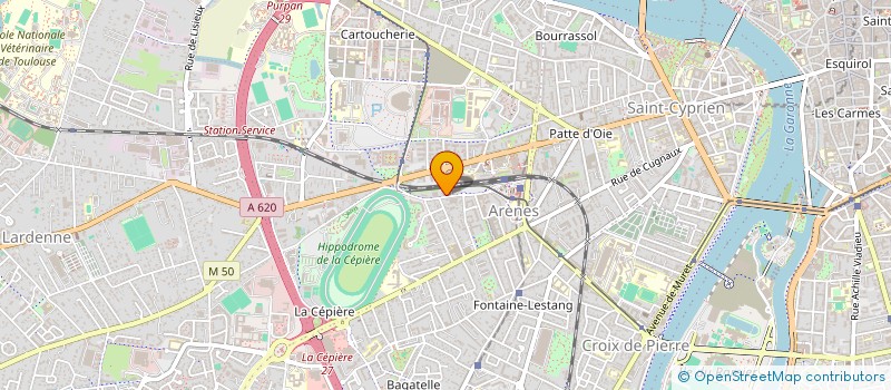 localisation de l'entreprise MONSIEUR HAMZA BEKKOUCHE à TOULOUSE