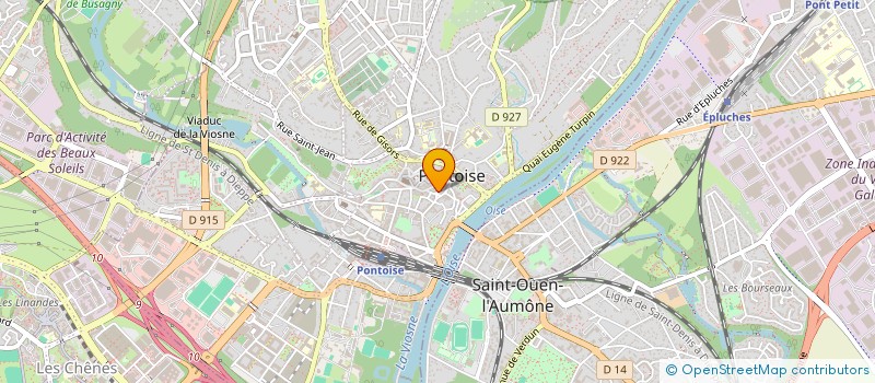 localisation de l'entreprise MONSIEUR HAMZA BELABID  PONTOISE