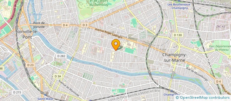 localisation de l'entreprise MONSIEUR HAMZA BELBOUAB  CHAMPIGNY-SUR-MARNE