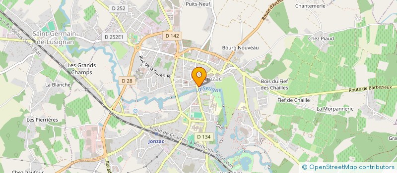 localisation de l'entreprise MONSIEUR HAMZA BELGACEM  JONZAC