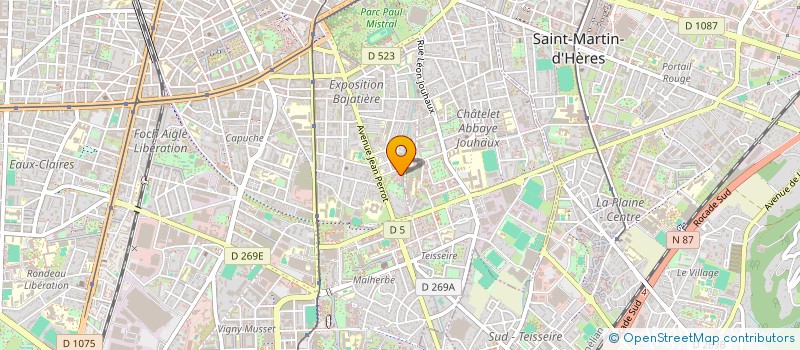 localisation de l'entreprise MONSIEUR HAMZA BELHAICHAR  GRENOBLE