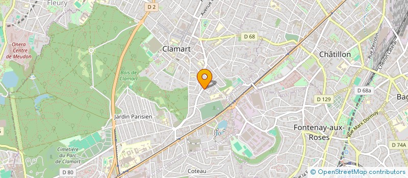 localisation de l'entreprise MONSIEUR HAMZA BELKHIR à CLAMART