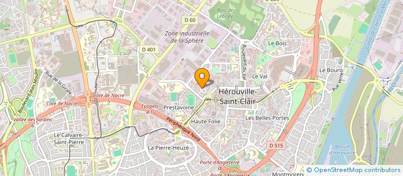localisation de l'entreprise MONSIEUR HAMZA BELKHODJA  HEROUVILLE-SAINT-CLAIR
