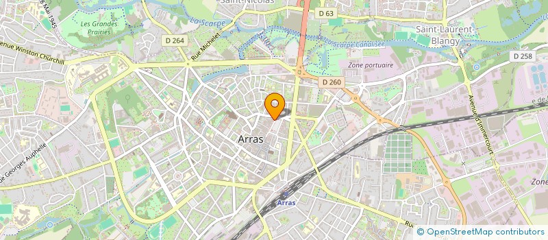 localisation de l'entreprise MONSIEUR HAMZA BEN HASSINE à ARRAS