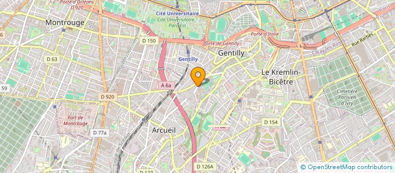 localisation de l'entreprise MONSIEUR HAMZA BEN HASSINE  GENTILLY