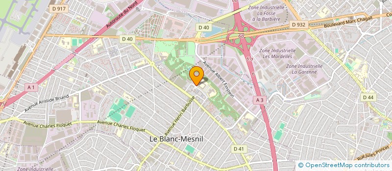 localisation de l'entreprise MONSIEUR HAMZA BEN MESSAOUD  LE BLANC-MESNIL