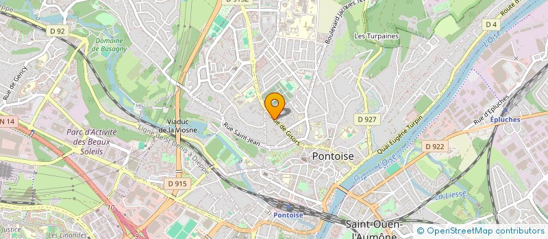 localisation de l'entreprise MONSIEUR HAMZA BEN SOLTANE  PONTOISE