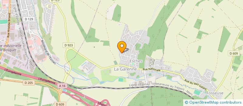 localisation de l'entreprise MONSIEUR HAMZA BENADDI  ESCHES