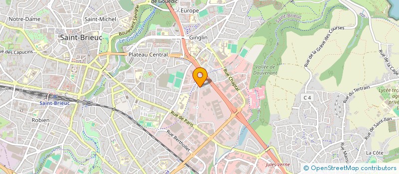 localisation de l'entreprise MONSIEUR HAMZA BENAIOUCH à SAINT-BRIEUC