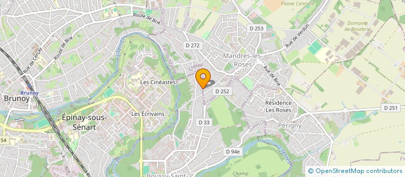 localisation de l'entreprise MONSIEUR HAMZA BENAMAR  BOUSSY-SAINT-ANTOINE